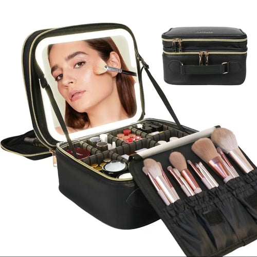 Behaesty Portable Makeup Case - Perfect for Travel Bag