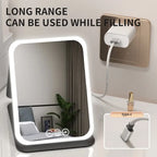 LED Light Cosmetic Mirror Pocket Mirror - Compact Design for Home Lighting Makeup,Back to School,Back to School Haul