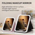 LED Light Cosmetic Mirror Pocket Mirror - Compact Design for Home Lighting Makeup,Back to School,Back to School Haul