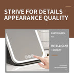 LED Light Cosmetic Mirror Pocket Mirror - Compact Design for Home Lighting Makeup,Back to School,Back to School Haul