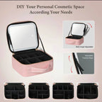 Behaesty Portable Makeup Case - Perfect for Travel Bag